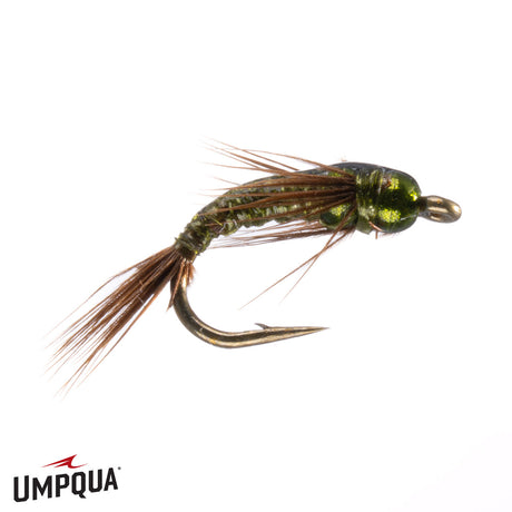 Craven's Lil Bit Nymph 18 / Dark Olive Trout Flies