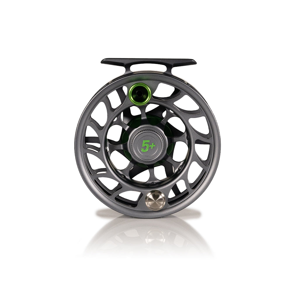 Custom Hatch Iconic Reel Cyber Grey 5 Plus Large Arbor Fly Reel