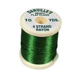 Danville 4 Strand Rayon Floss Kelley Green Threads