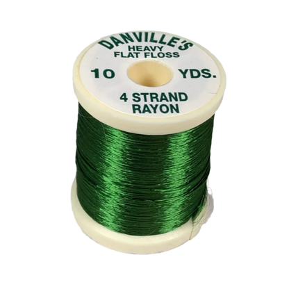 Danville 4 Strand Rayon Floss Kelley Green Threads