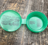 DAO Logo Biodegradable Green Fly Cups Fly Box