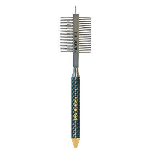 Dr. Slick Carbon Fiber Dubbing Comb, w/ Material Pick & Half Hitch Tool Fly Tying Tool