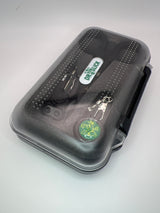 Dr. Slick Combo- Nipper, Reel & SNH5CFBK 5" Crossfire Scissor Clamp in Medium Fly Box Fly Fishing Accessories