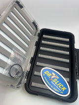 Dr. Slick Gift Set - Nipper, Reel & CMS6CFBK 6" Crossfire Mitten Scissor Clamp in Large Fly Box Fly Fishing Accessories