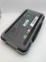 Dr. Slick Gift Set - Nipper, Reel & CMS6CFBK 6" Crossfire Mitten Scissor Clamp in Large Fly Box Fly Fishing Accessories