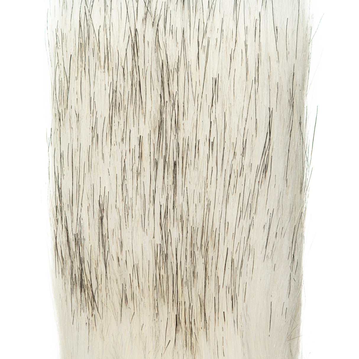 EP Animal Craft Fur Black Tip White Fox Hair, Fur