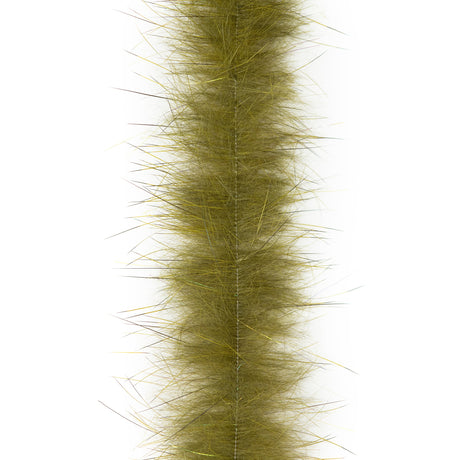 EP Bunny Brush Grizzly - 2 Pack Chinchilla Olive Chenilles, Body Materials
