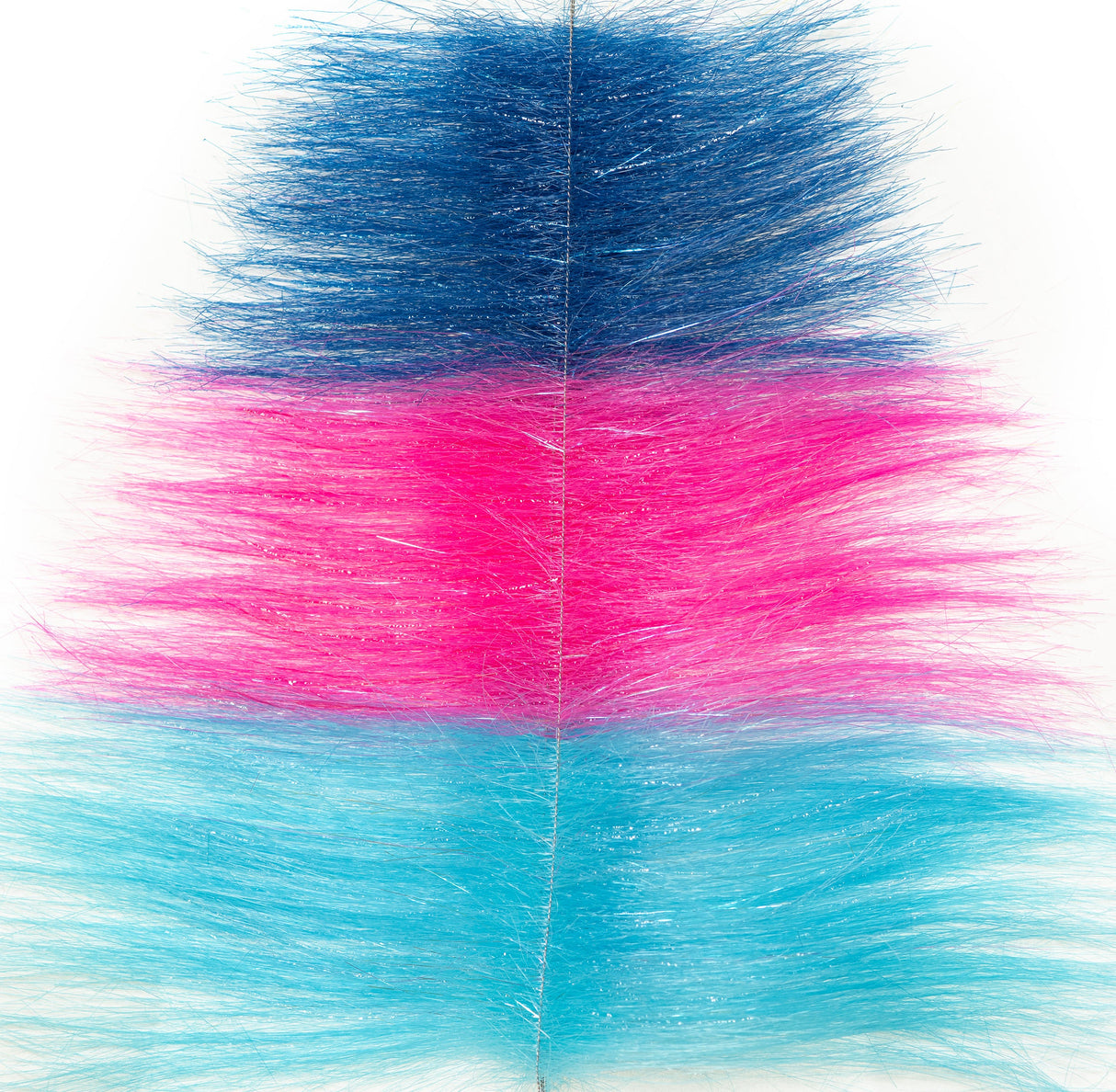 EP Chameleon Brush 3.5" - 2 Pack Navy / Cerise / Fl Blue Chenilles, Body Materials