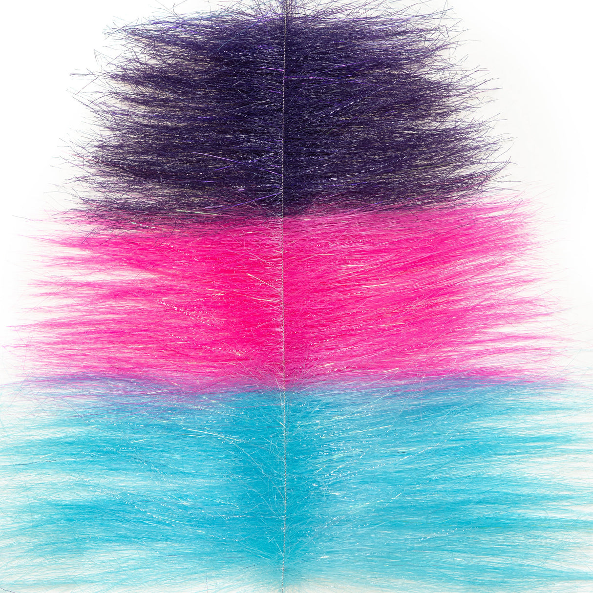 EP Chameleon Brush 3.5" - 2 Pack Purple / Cerise / Fl Blue Chenilles, Body Materials