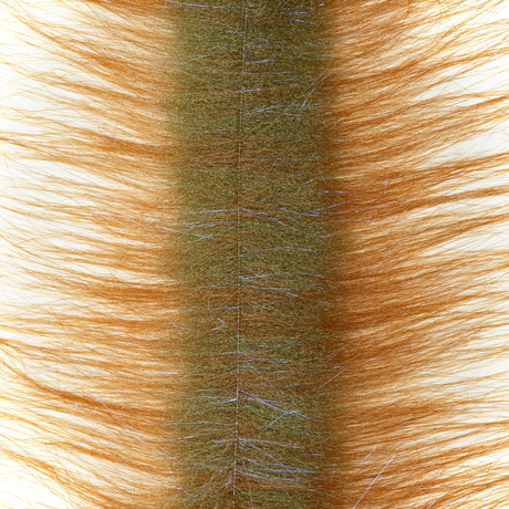 EP Craft Fur Brush 3" Wide Medium Brown/Olive Fly Tying Brushes