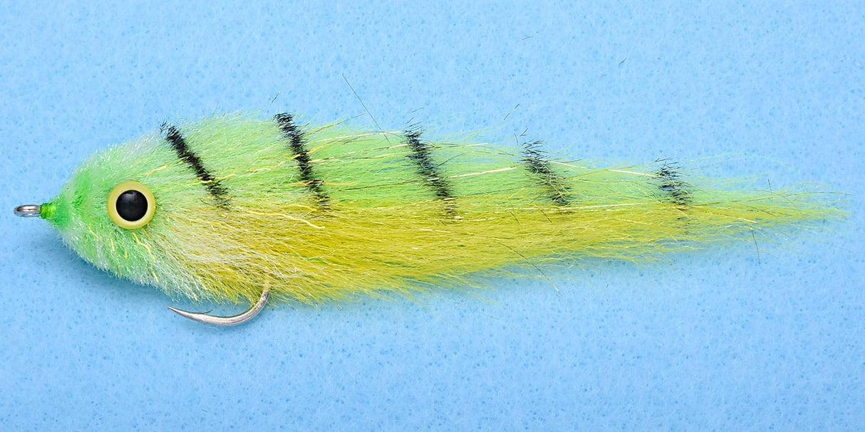 EP Dorado Flies Chartreuse / Yellow #4/0 Flies