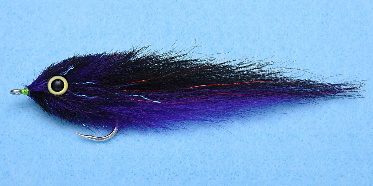 EP Dorado Flies Purple / Black #4/0 Flies