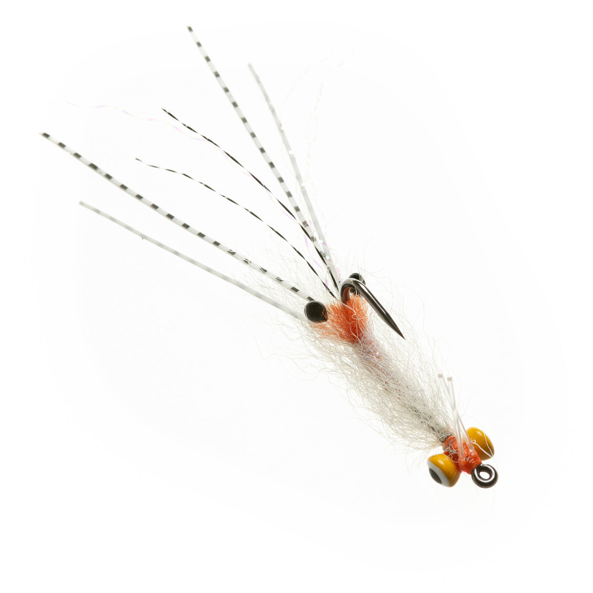 EP Spawning Shrimp Fly - Yellow Eye Transparent / 1/0 Saltwater Flies