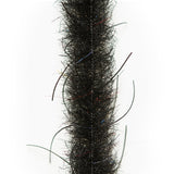 EP Wooly Critter Brush Black / 0.50" Chenilles, Body Materials