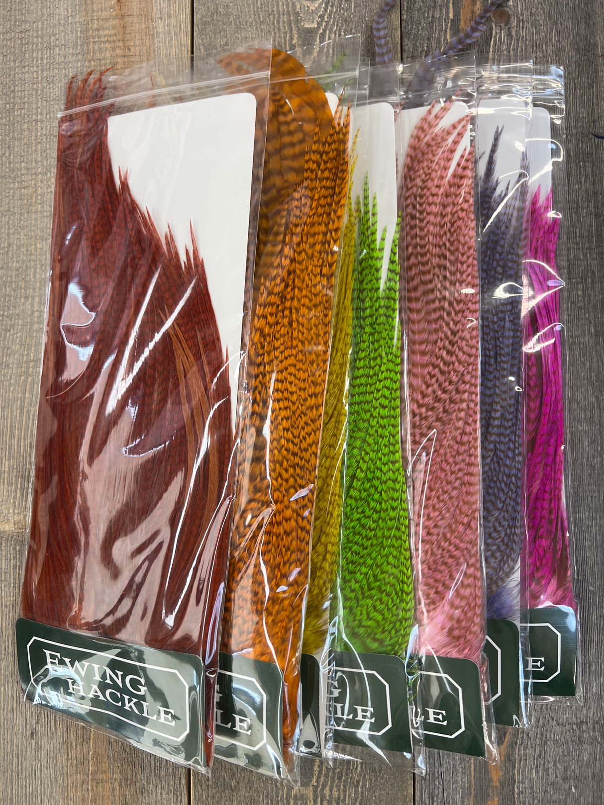 Ewing Bleached Ewing Saddles Streamer Feathers