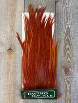 Ewing Bleached Ewing Saddles Cinnamon Streamer Feathers