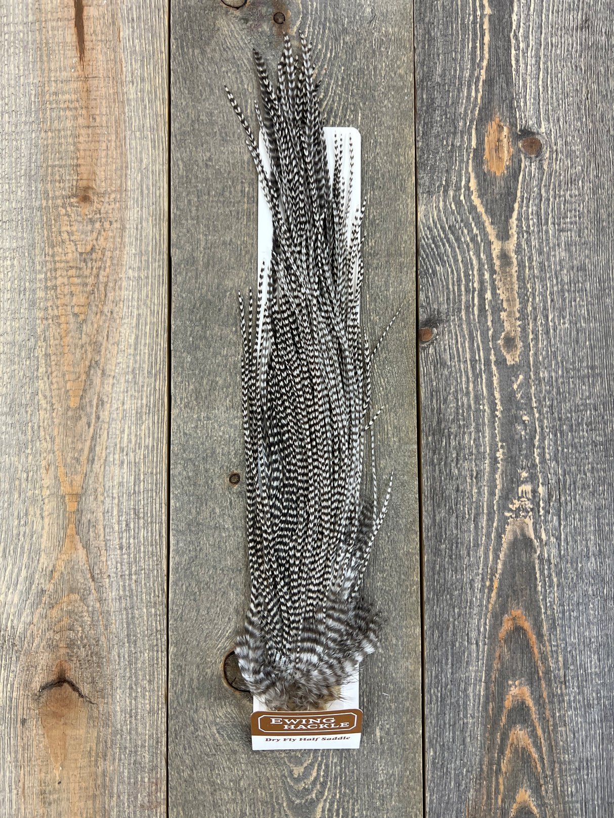 Ewing Dry Fly #2 Half Saddle Grizzly Dry Fly Hackle