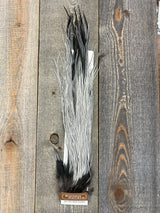 Ewing Dry Fly #2 Half Saddle Silver Badger Dry Fly Hackle