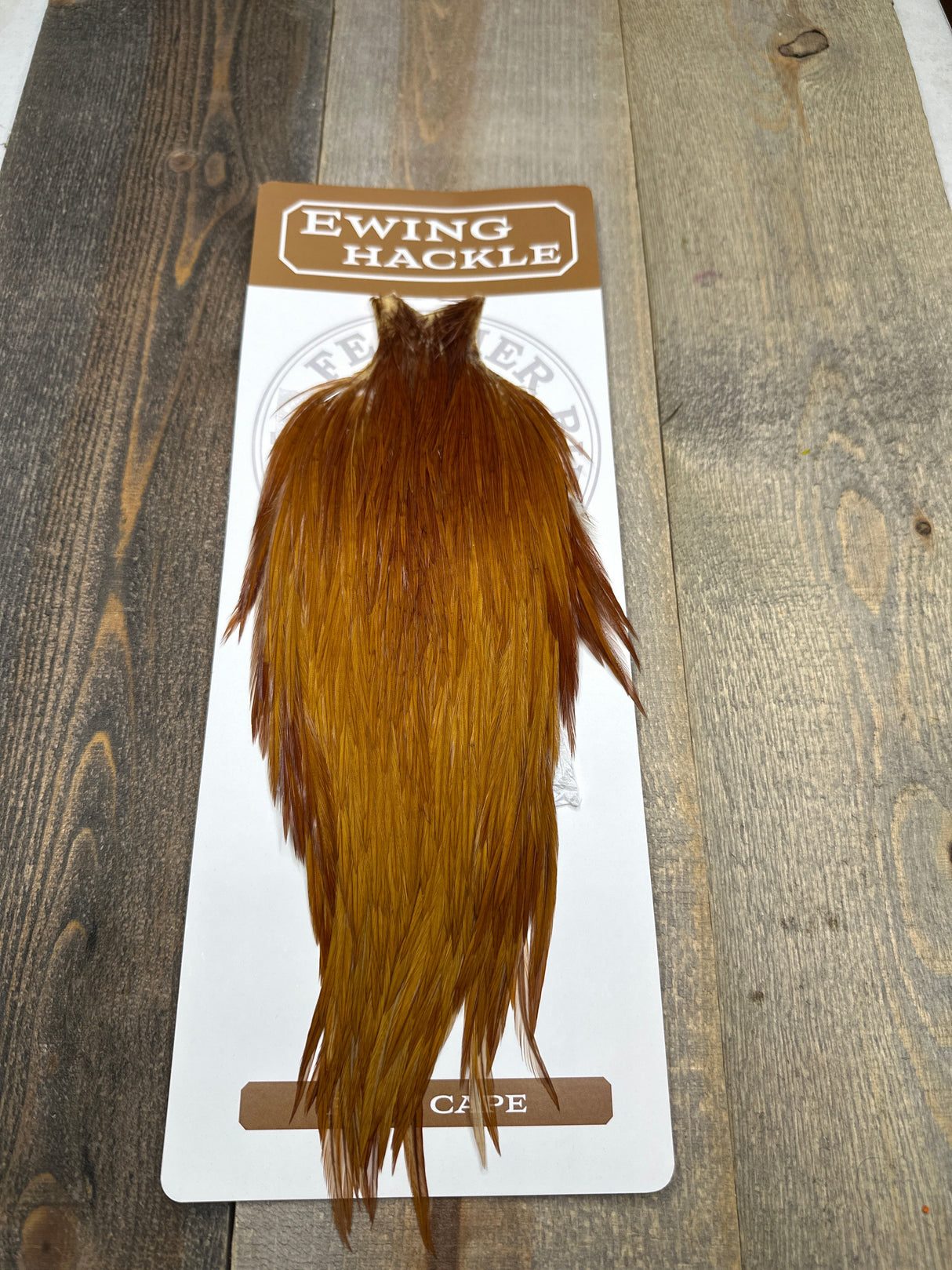 Ewing Dry Fly Cape Ginger Dry Fly Hackle