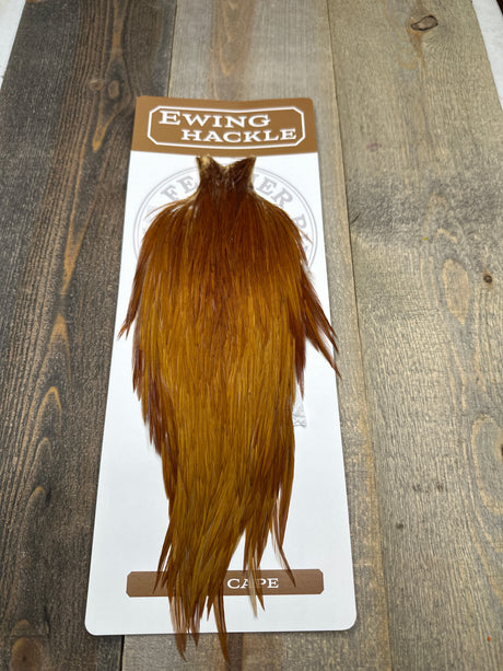 Ewing Dry Fly Cape Ginger Dry Fly Hackle