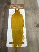 Ewing Dry Fly Cape White Dyed Honey Dry Fly Hackle