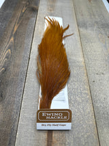 Ewing Dry Fly Half Cape Ginger Dry Fly Hackle