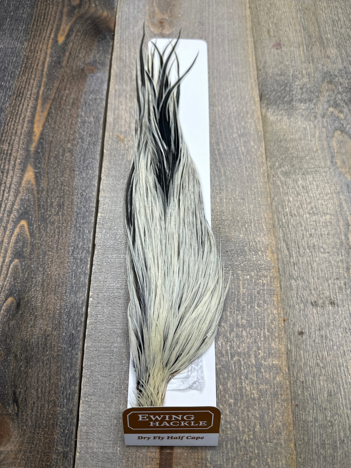 Ewing Dry Fly Half Cape Silver Badger Dry Fly Hackle