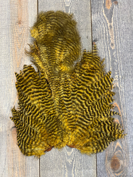 Ewing Grizzly Chickabou Patch Honey Marabou