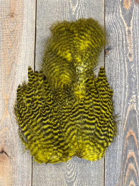 Ewing Grizzly Chickabou Patch Olive Marabou
