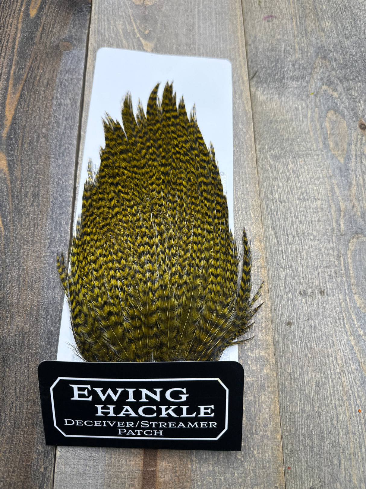 Ewing Grizzly Deceivers Golden Olive Streamer Feathers
