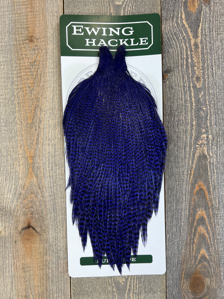 Ewing Grizzly Ewing Cape Bright Purple Streamer Feathers