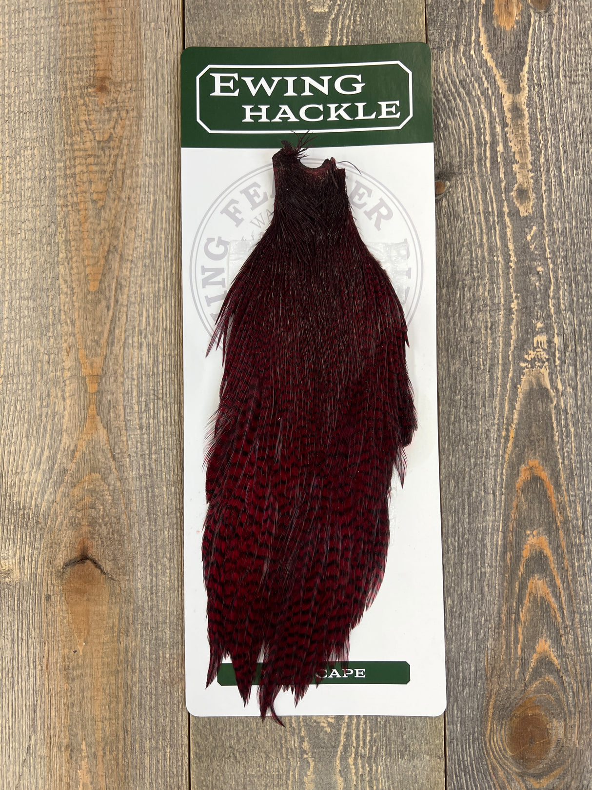 Ewing Grizzly Ewing Cape Claret Streamer Feathers