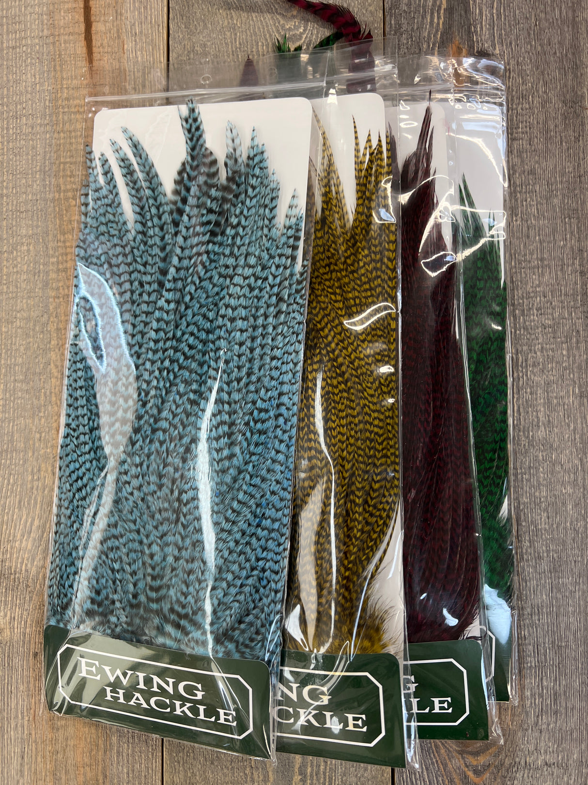 Ewing Grizzly Ewing Saddles Streamer Feathers