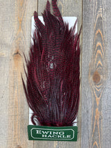 Ewing Grizzly Ewing Saddles Claret Streamer Feathers