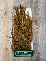 Ewing Grizzly Ewing Saddles Honey Streamer Feathers