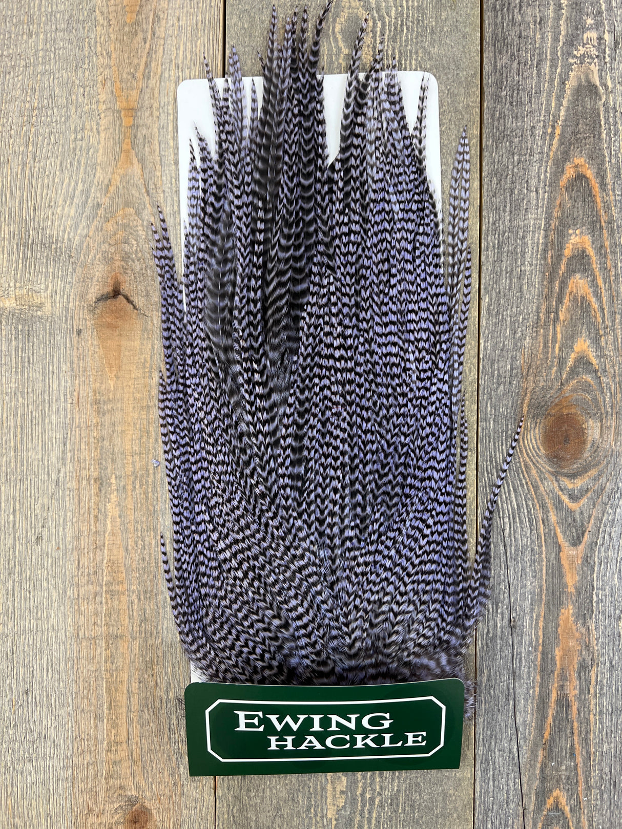 Ewing Grizzly Ewing Saddles Lavender Streamer Feathers