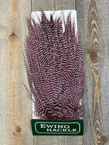 Ewing Grizzly Ewing Saddles Light Pink Streamer Feathers