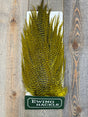 Ewing Grizzly Ewing Saddles Olive Streamer Feathers