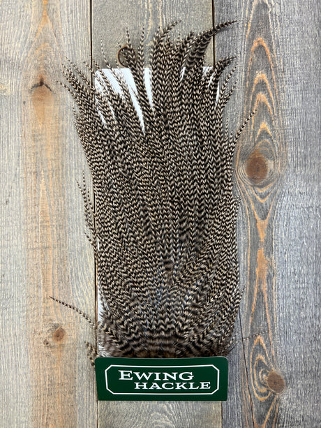 Ewing Grizzly Ewing Saddles Tan Dun Streamer Feathers