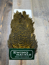 Ewing Grizzly Hen Saddle Ginger Hen Hackle