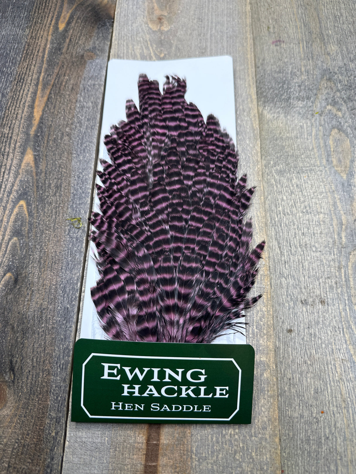 Ewing Grizzly Hen Saddle Light Pink Hen Hackle