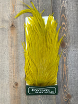 Ewing White Ewing Saddles Olive Streamer Feathers