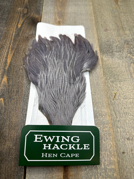 Ewing White Hen Cape Light Blue Dun Hen Hackle