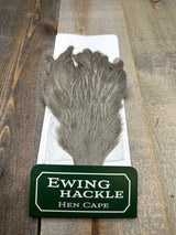 Ewing White Hen Cape Medium Blue Dun Hen Hackle
