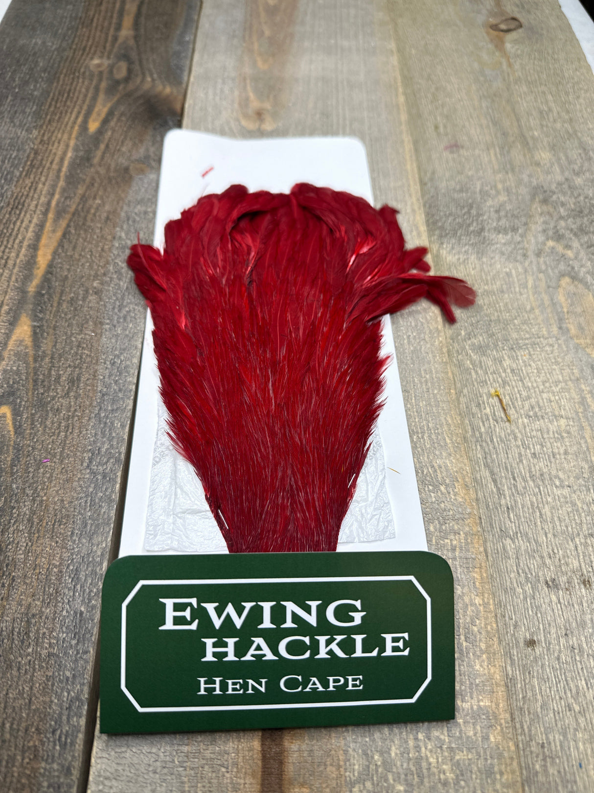 Ewing White Hen Cape Red Hen Hackle