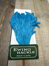 Ewing White Hen Cape Silver Doctor Blue Hen Hackle