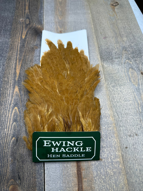 Ewing White Hen Saddle Ginger Hen Hackle