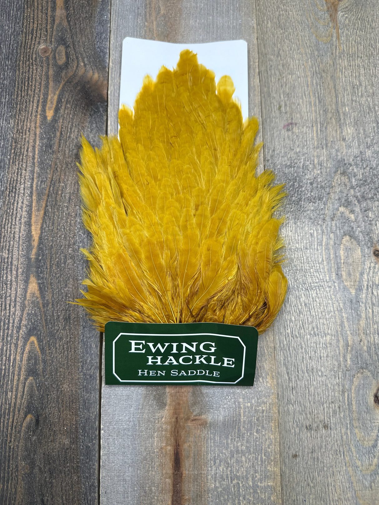 Ewing White Hen Saddle Honey Hen Hackle