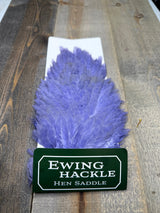 Ewing White Hen Saddle Lavender Hen Hackle