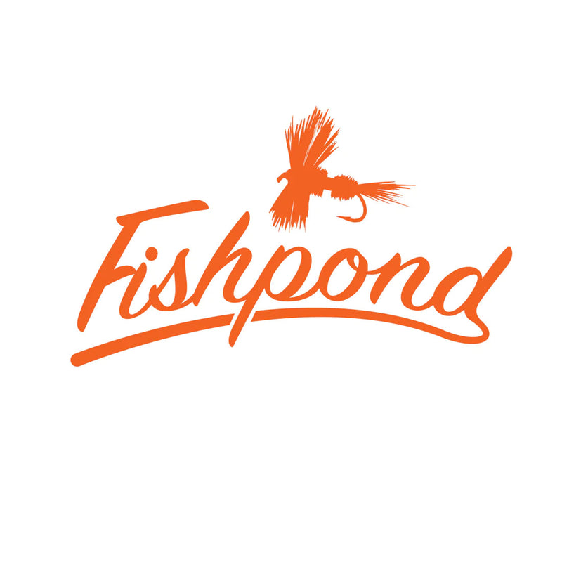 Fishpond Die Cut Stickers North Fork - Orange / 5" Stickers